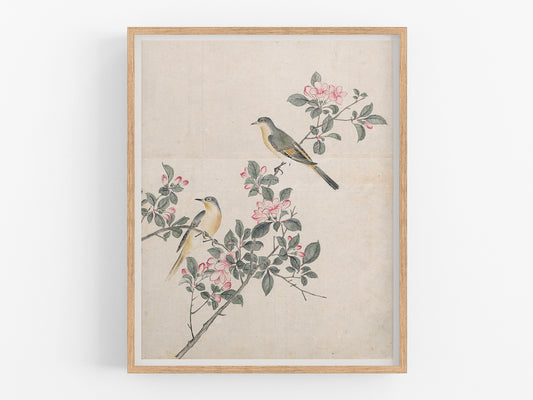 Japanese Bird Chinoiserie Art Print #4