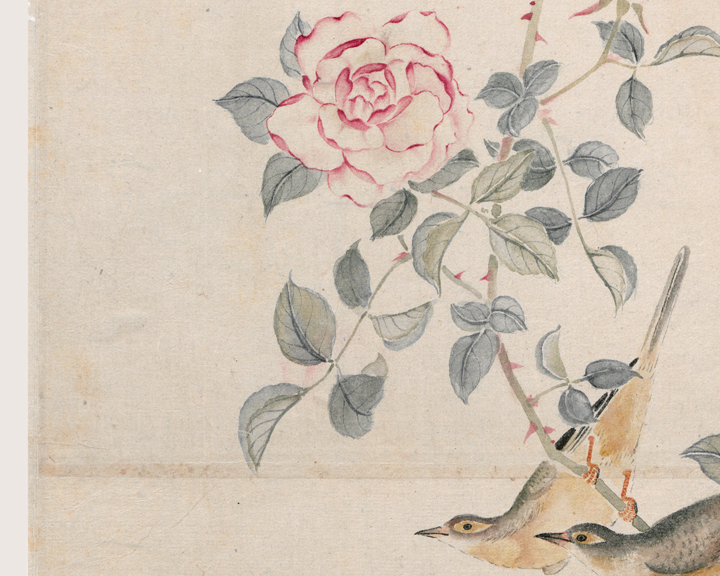 Japanese Bird Chinoiserie Art Print #1