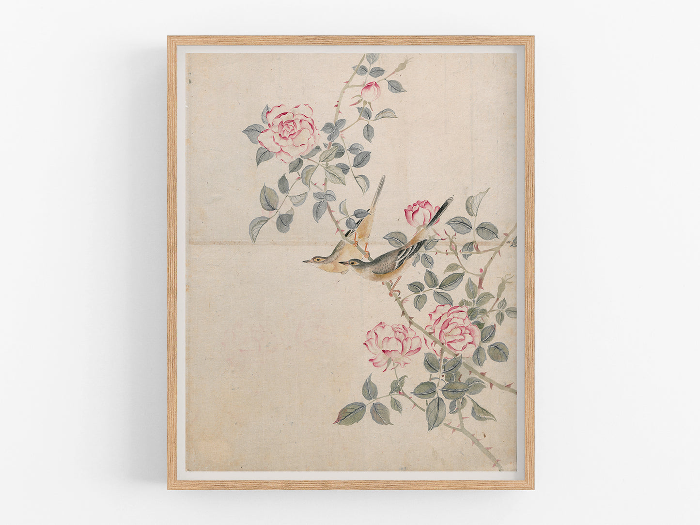 Japanese Bird Chinoiserie Art Print #1