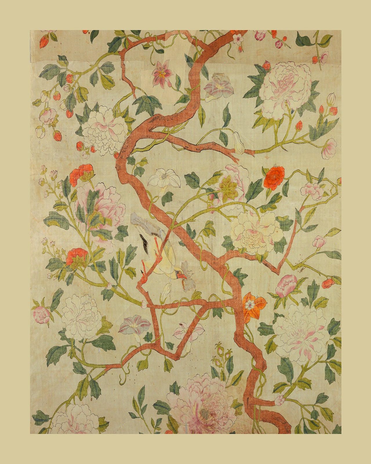 Chinese Birds and Foliage Chinoiserie Art Print