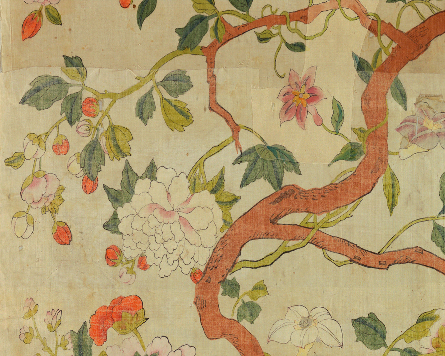 Chinese Birds and Foliage Chinoiserie Art Print