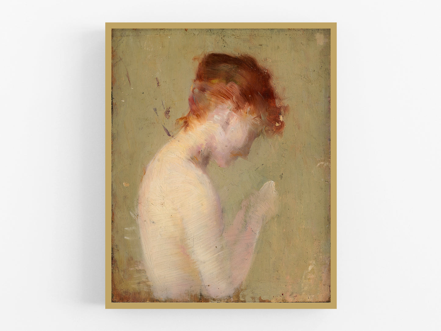 Redhead Nude Art Print