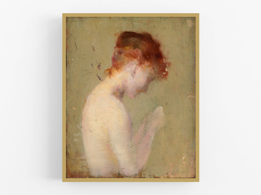 Redhead Nude Art Print