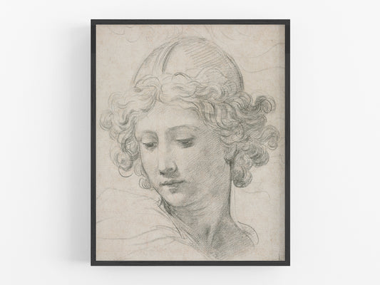 Portrait Sketch Art Print