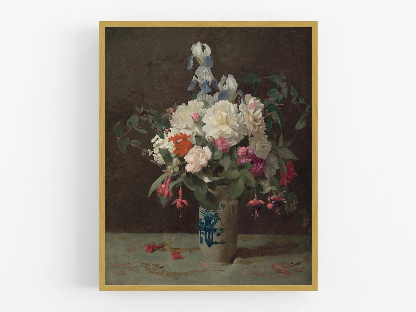 Vase of Flowers Art Print