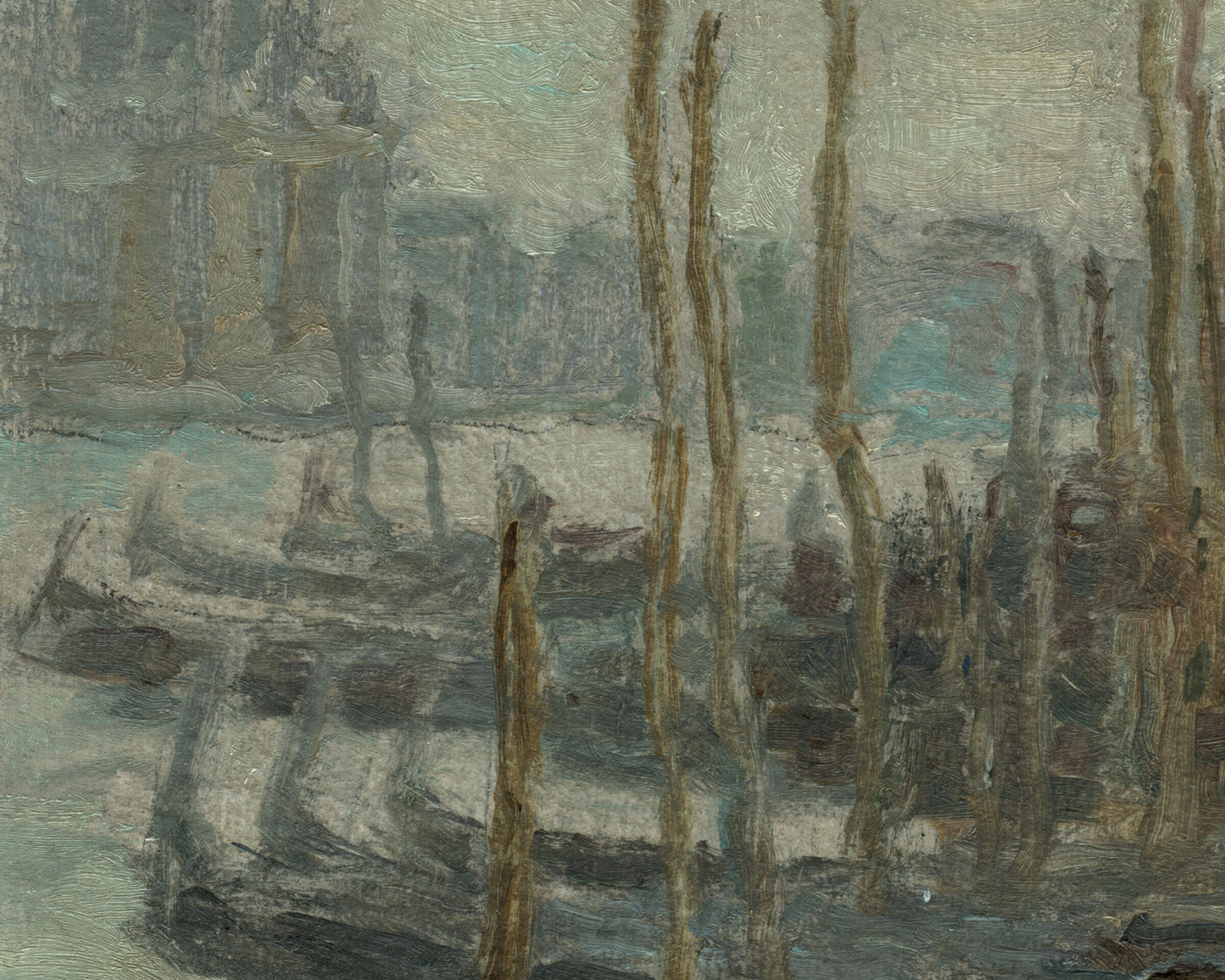 Gondolas Art Print