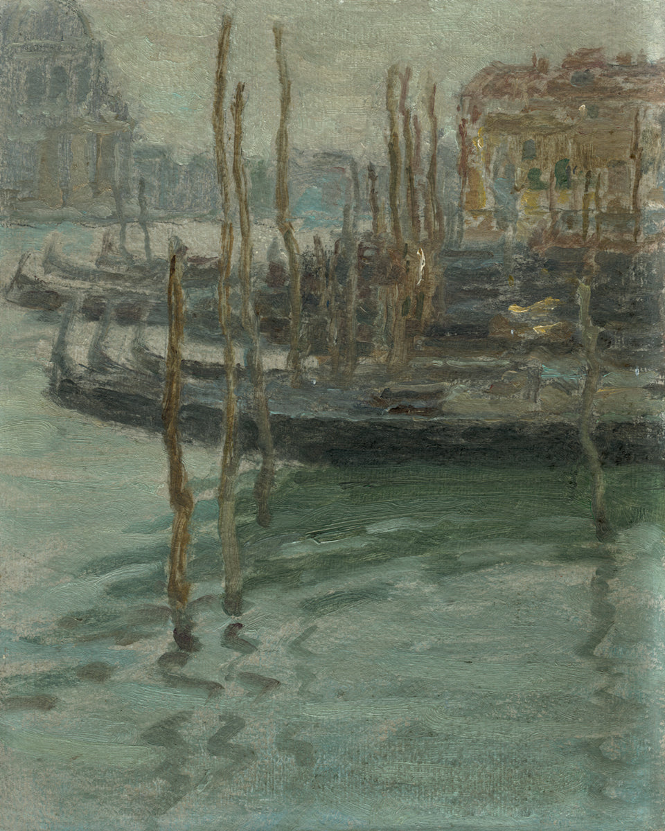 Gondolas Art Print