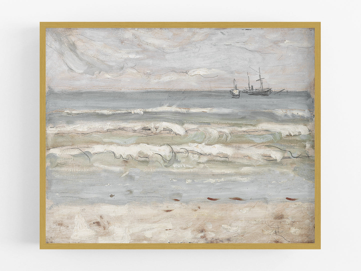 Beach Scene Art Print