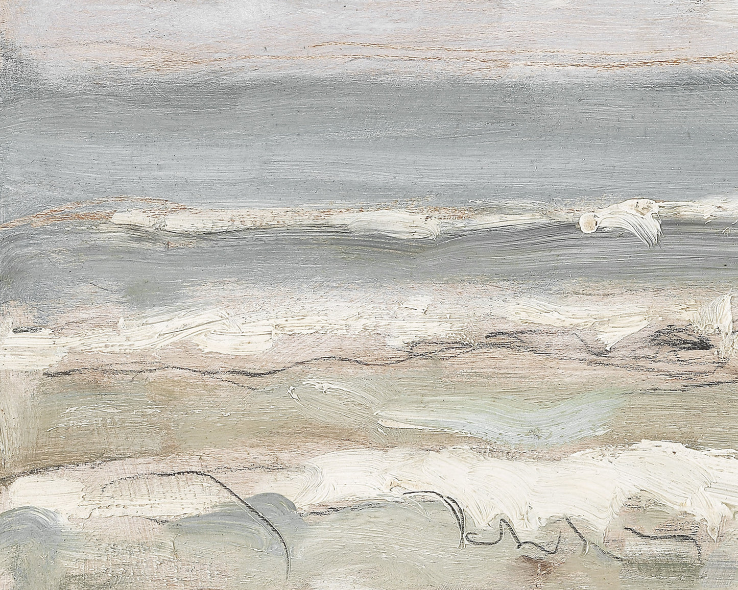 Beach Scene Art Print