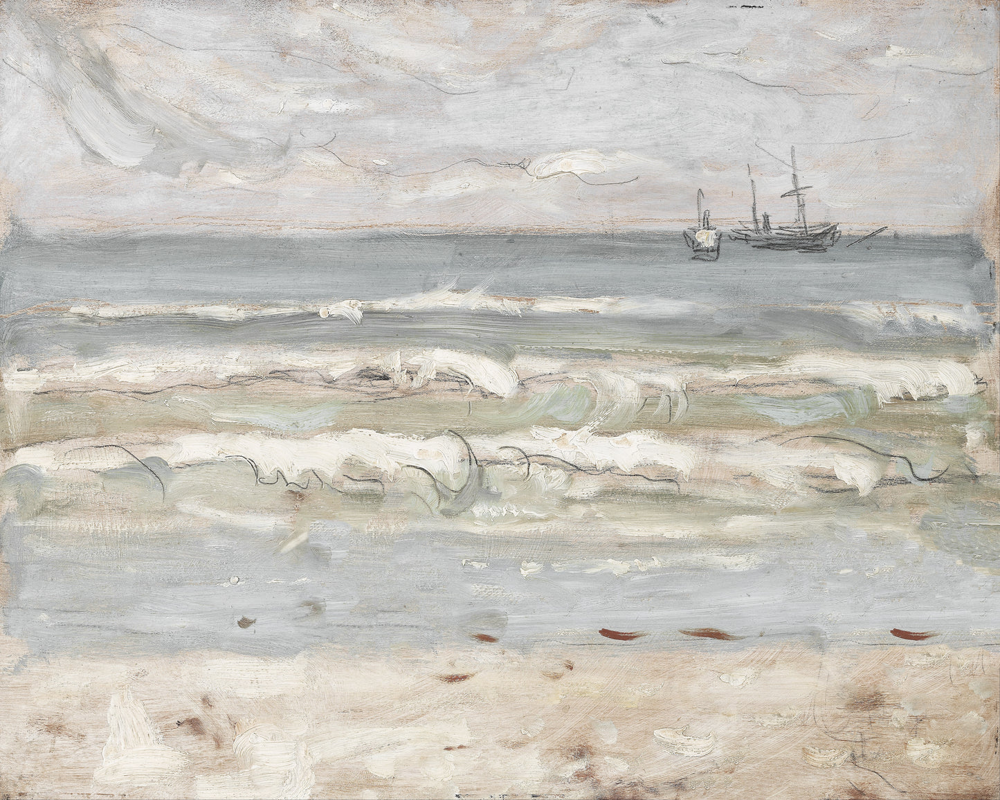 Beach Scene Art Print