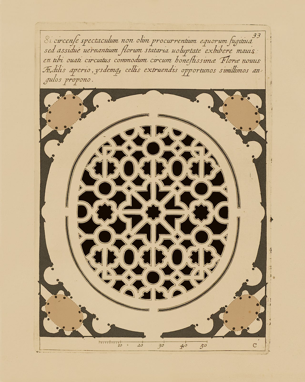 Garden Plan Art Print #2