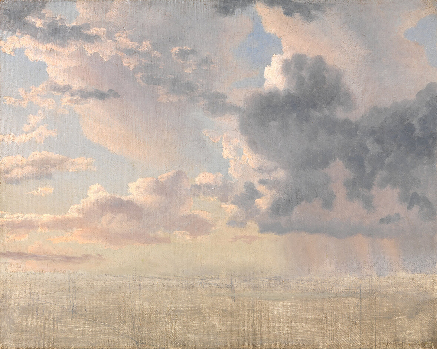 Clouds Over the Sound Art Print