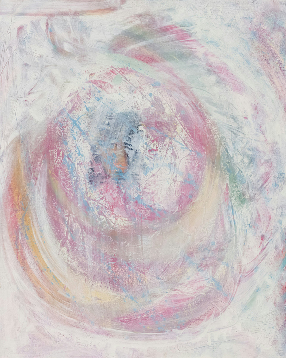 Pastel Swirl Abstract Art Print