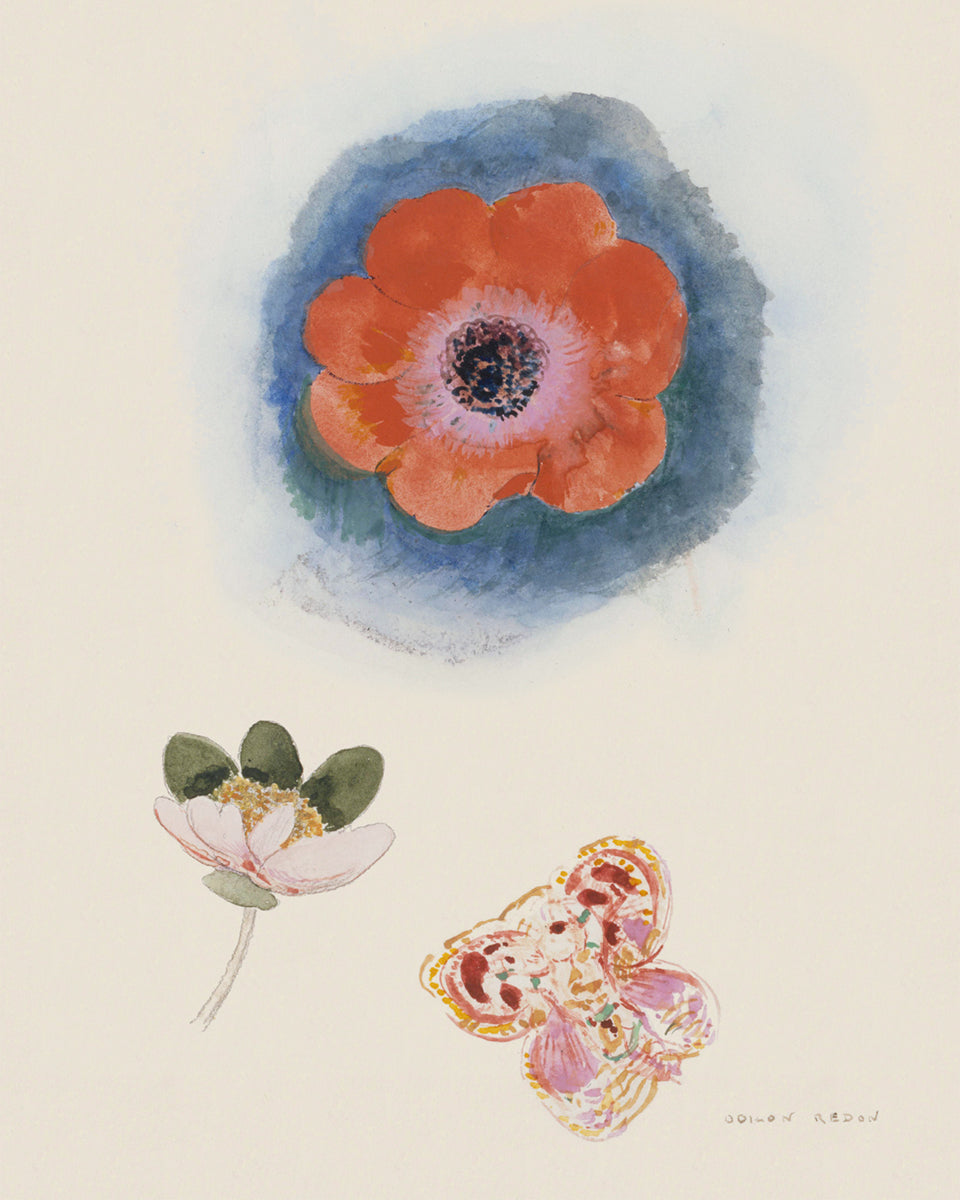 Modern Butterfly Watercolor Art Prints - Set of Three