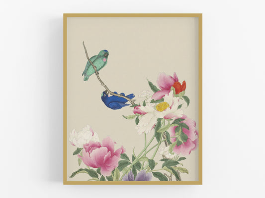 Chinese Flowers and Birds Art Print #5