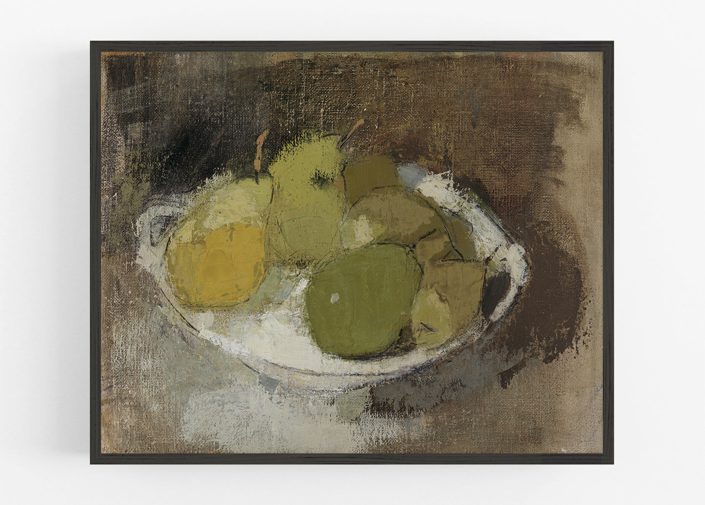 Green Pears Still Life Art Print