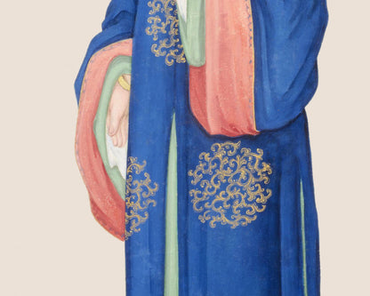 Chinese Women Chinoiserie Watercolor Art Prints - Set of Six