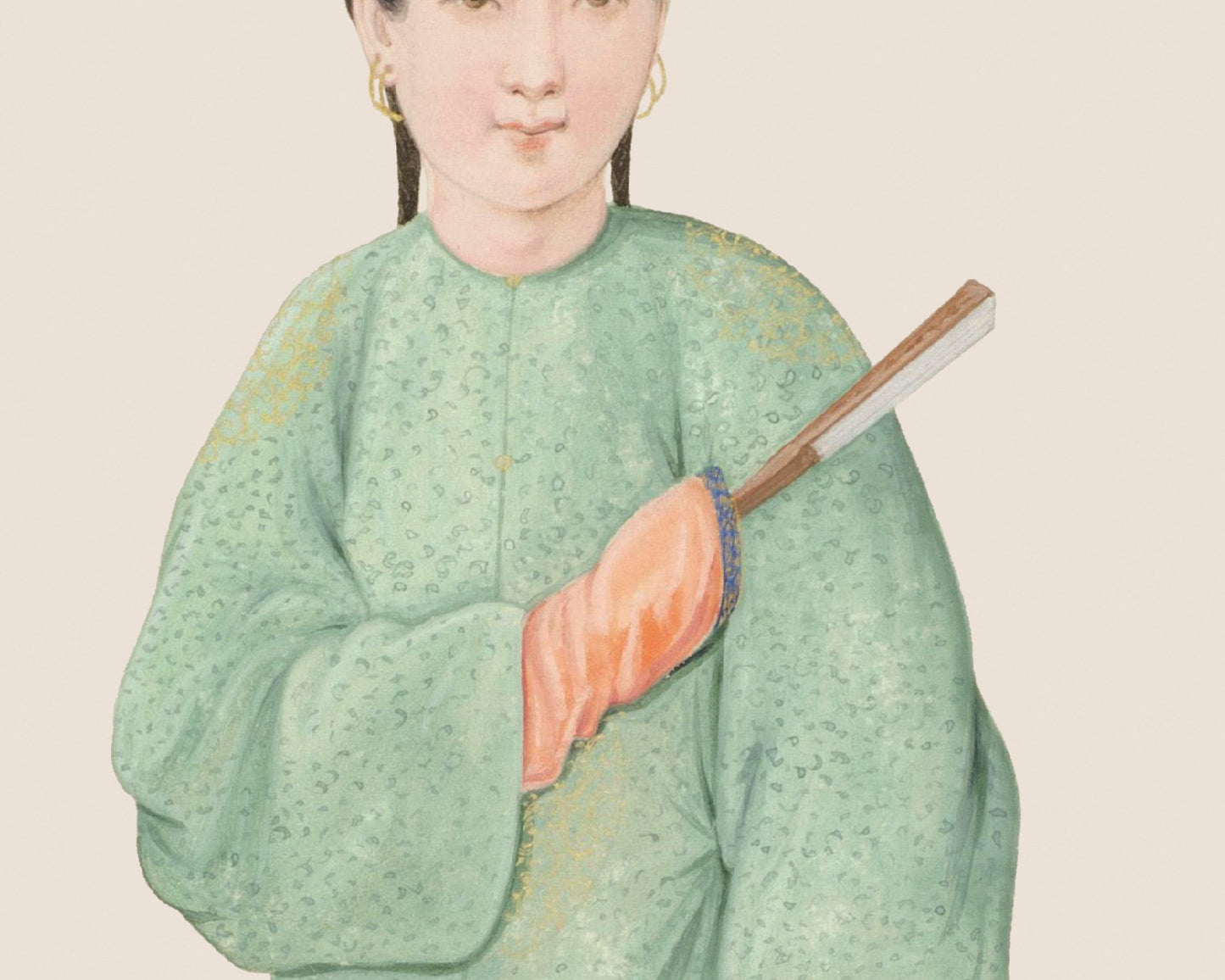 Chinese Women Chinoiserie Watercolor Art Prints - Set of Six