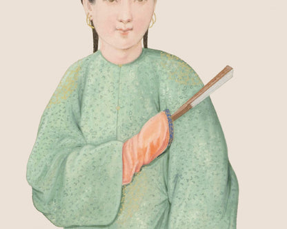 Chinese Women Chinoiserie Watercolor Art Prints - Set of Six