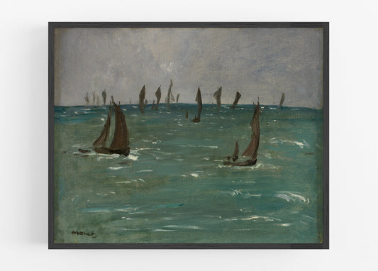 French Boats Art Print