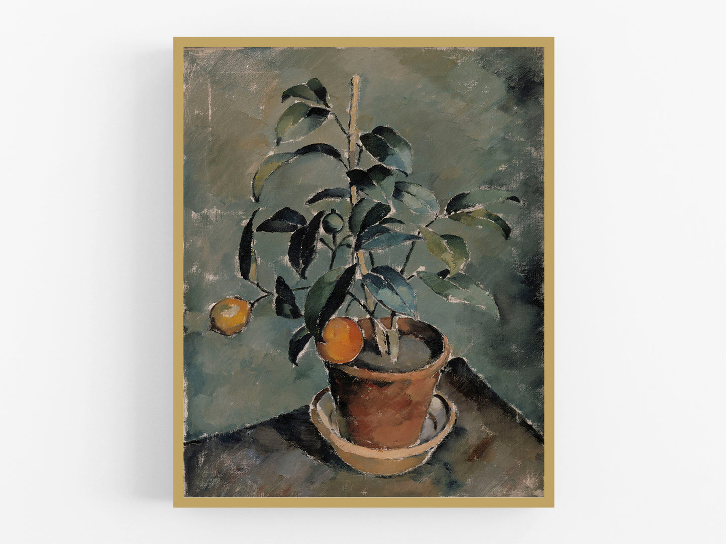 Orange Plant Art Print