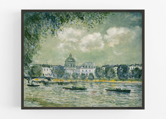 Seine in Paris Landscape Art Print