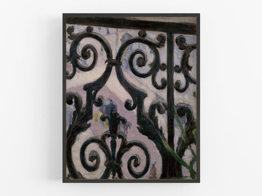 French Balcony Art Print