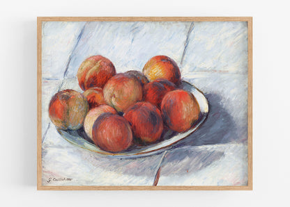 Bowl of Peaches Art Print