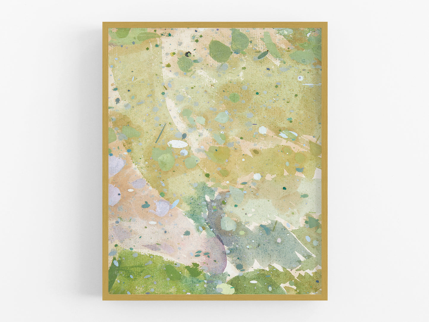 Abstract Splatter Watercolor Art Print