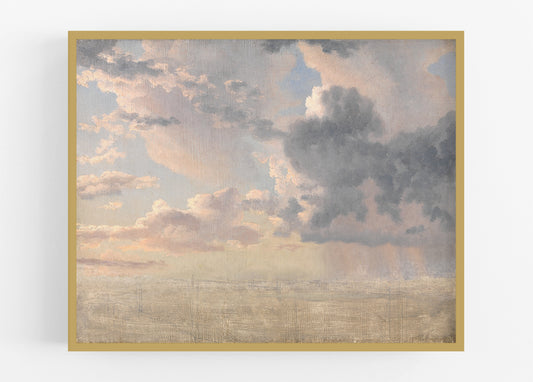 Clouds Over the Sound Art Print