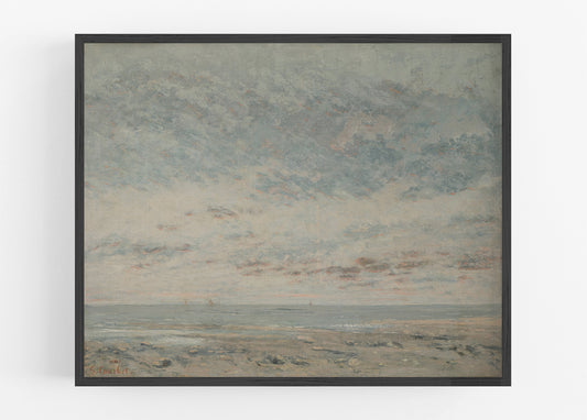 Low Tide Seascape Art Print