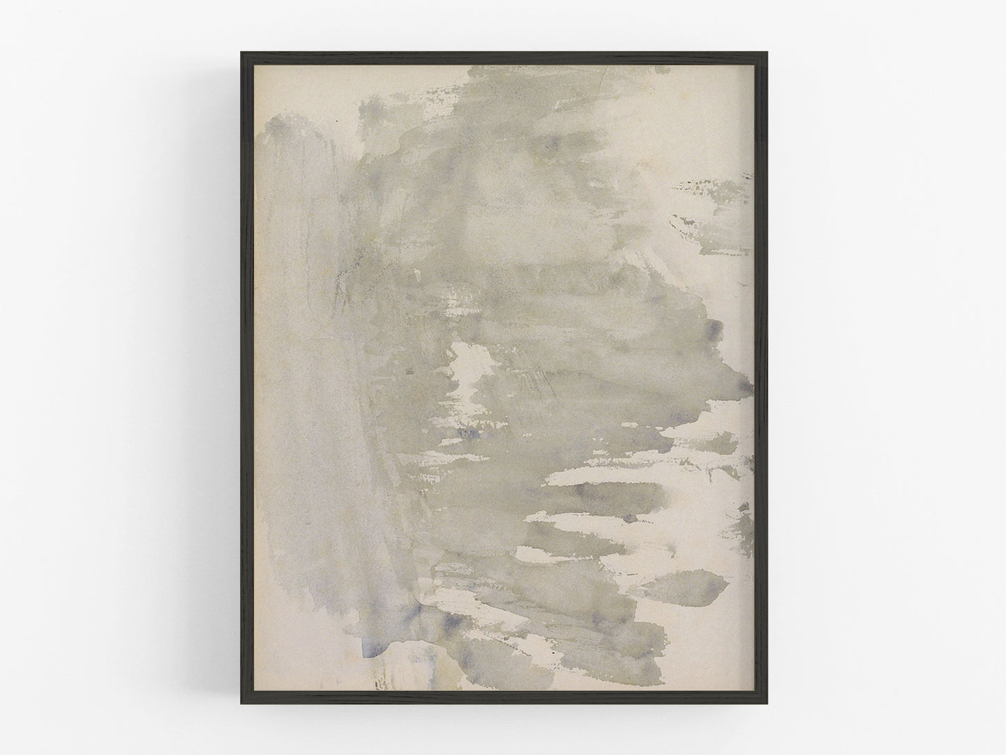 Abstract In Beige Watercolor Art Print