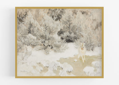 Bunny in Winter Art Print #3