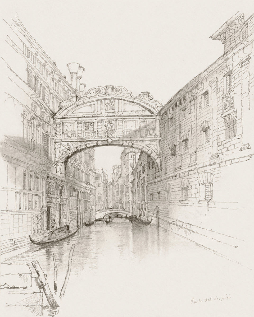 Bridge of Sighs Venice Art Print