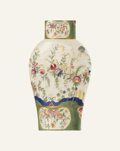 Colorful Asian Chinoiserie Vase Ginger Jar Art Print #3