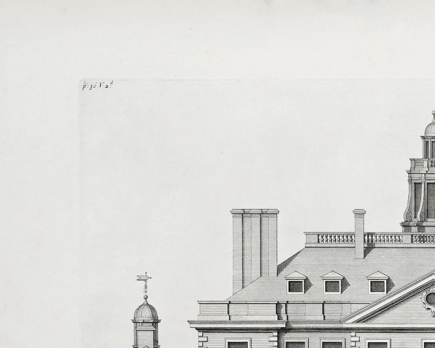 London Townhouse Architectural Elevation Drawing Art Prints - Set of Four