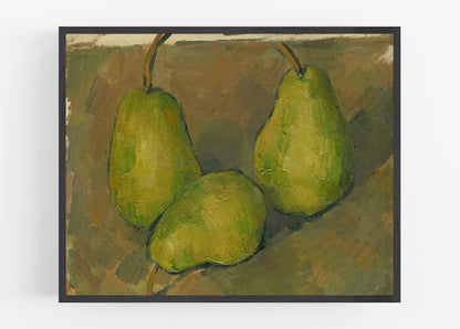 Three Pears Reproduction Art Print